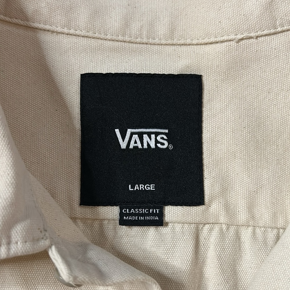 Vans Cream Jacket with Graphic Design - Picture 3 of 6